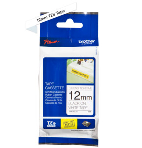 Brother TZe-231 Labelling Tape Cassette Black on White 12mm x 8m