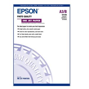 Printer Accessories Ink Toners Paper: Epson S41069 Premium Photo Paper Matte 102gsm A3+ 100 Sheets