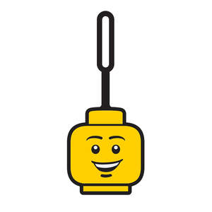 LEGO® Bag Tag – Boy Face | Iconic Minifigure Luggage Tag | Durable Silicone T&hellip;