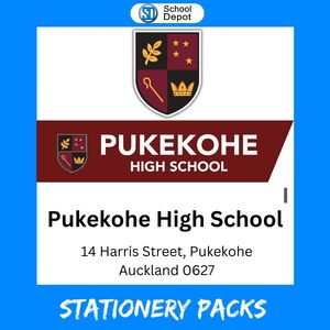 Pukekohe High School Stationery Pack 2025 Year 10