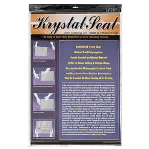 Art Spectrum Krystal Self-Sealing Seal Bags Clear 18 x 24" A2 Pack of 25