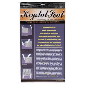 Art Spectrum Krystal Self-Sealing Seal Bags Clear 13 x 19" A3 Pack of 25