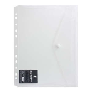 OSC Binder Document Wallet A4 Domed Clear