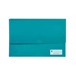Document Wallets: Marbig Document Wallet Foolscap Teal