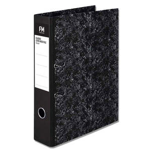 FM Classic Lever Arch File Foolscap Mottled Black