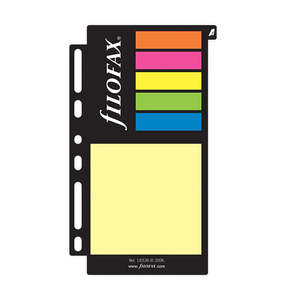 Sticky Notes And Notepads: Filofax Sticky Notes Refill Personal Assorted Large 170mm x 95mm