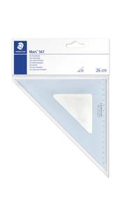Protractors Set Squares T Squares: Staedtler Mars® 567 26-45 Set square 45°/45° length 26cm