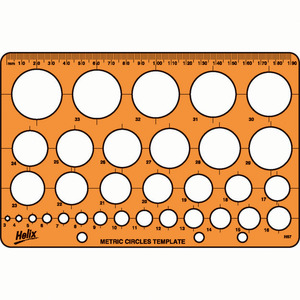Drawing Guides Stencils: Hellix Circle Template Guide