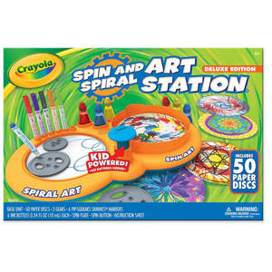 Crayola Spin & Spiral Art Station Deluxe Edition