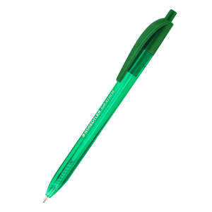 Staedtler Ballpoint Pen Triangular 4230 M-5 Retractable Medium Green