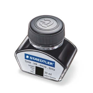 Staedtler Premium Fountain Pen Ink Bottle 30ml Black