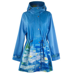 Galleria Premium Designer Raincoat Monet Waterlilies Size S to XL