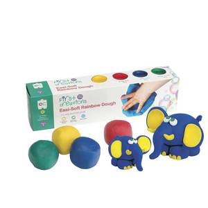 EC Playdough Rainbow Set of 4 x 80g Assorted Colours