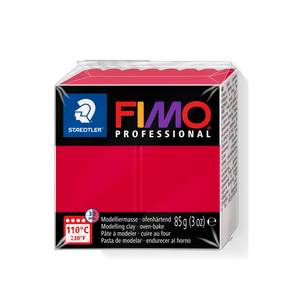 FIMO Professional Modelling Clay 8004 Oven Bake 85g Carmine