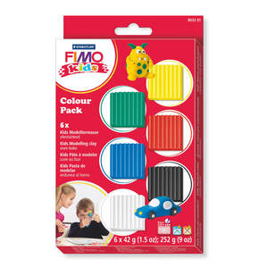 Modelling Clay Oven Bake: FIMO Modelling Clay 6 Colours 252g [6 x 42g]