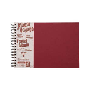 Clairefontaine Age Bag Travel Album Visual Diary A4 Red