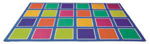Elizabeth Richards Rug Non-Slip Colour square 3x2m