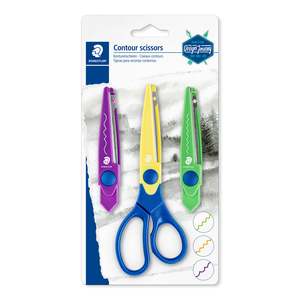 Scissors: STAEDTLER® 965-S BK-C Contour Scissors Design Journey 3 Interchangeable Blades