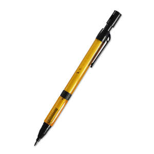 Mechanical Pencils Clutch Pencils: Tyco Triangular HB Mechanical Pencil TY-520 With Lead Sharpener 2.00mm Yellow