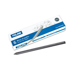Milan 5.2mm Lead B for Mechanical Pencil Pack of 6