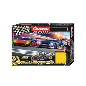 Carrera GO!!! Set GT Powerplay – 4.9m Track with Ford Mustang GT3 & Ferrari 296 GT3