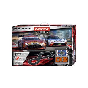 Carrera Evolution Fame and Flames Slot Car Set – 1:32 Scale with Mercedes-AMG &hellip;