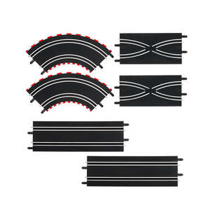 Carrera Slot Car Accessoties: Carrera GO!!! Extension Set 1 – 6pk Track Expansion for 1:43 Racing Systems
