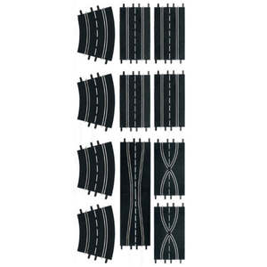 Carrera Track Extension Set 3.8m – 12-Piece Set (Digital 124/132 & Evolution)
