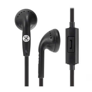 Moki Earphones With Microphone Black