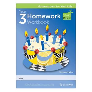 Year 3 Books: LearnWell Year 3 Homework Start Right Workbook
