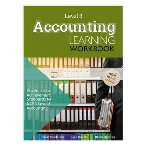 Year 13 Books: Learning Workbook Level 3 Accounting