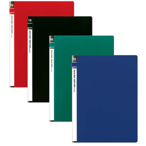 Clear Files Display: FM Display Book Clear File A4 40 Pocket Assorted