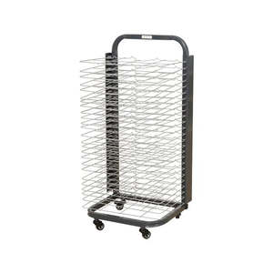 Paint Brushes And Accessories: Portable Spring-Loaded Painting Drying Rack – 25 Shelf A3