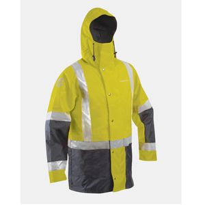 Adults Rainwear: ISO940 Ranger Parka Lime – Hi-Viz Waterproof Jacket for NZ Wet Winter Weather