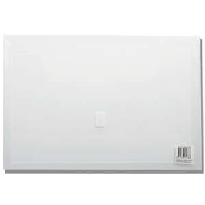 Document Wallets: FM Polywally Document Wallet Transparent Clear