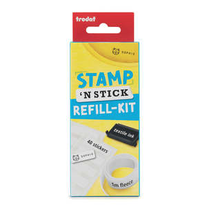 Other Desktop Sccessories: Trodat Personalised Labelling Stamp 'N Stick Refill Kit