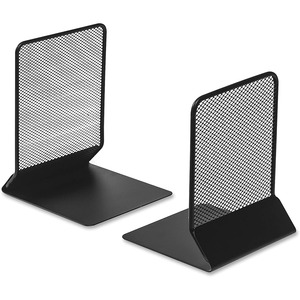 Other Office: Deli Mesh Book Ends Metal Black Pair of 2