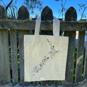 Coromandel Canvas Tote - NZ Map