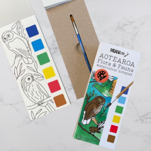 Aotearoa Flora & Fauna Watercolour Notepad