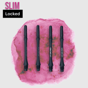 Fit Flight Shaft: Fit Shaft Carbon Slim Locked Black