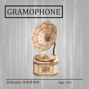 Best Selling: Gramophone 3D Wooden Puzzle