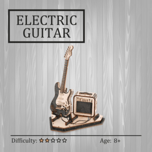 Best Selling: Electric Guitar 3D Wooden Puzzle