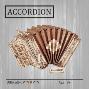 Best Selling: Accordion 3D Wooden Puzzle