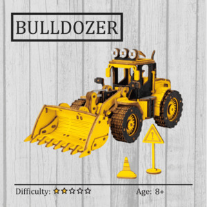 Bulldozer 3D Wooden Puzzle