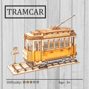 Tramcar 3D Wooden Puzzle