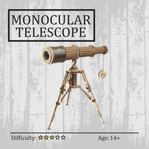 More Than Decoration 3d Wooden Puzzles: Monocular Telescope 3D Wooden Puzzle
