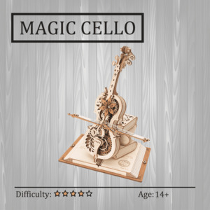 Musical Instrument: Magic Cello 3D Wooden Puzzle