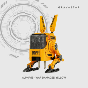 Chargers: Alpha65 Wall Charger War Damaged Yellow