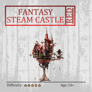 Fantasy Steam Castle Red