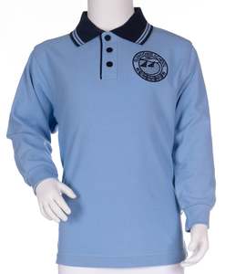 Glendowie School: Glendowie School - Long Sleeve Polo Shirt